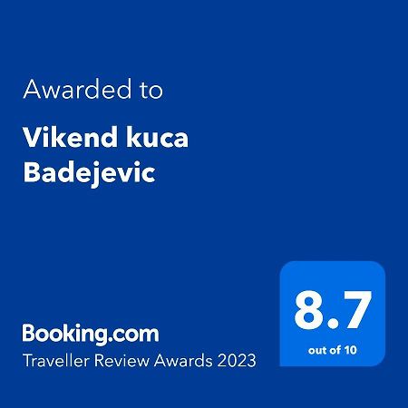 PlavnaEtno Kuca Badejevic别墅 外观 照片